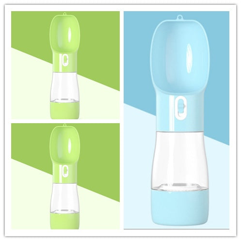 KFX-9509565 Eco-Friendly Multifunctional Pet Water Bottle with One-Touch Waterproof Button