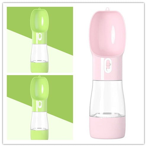 KFX-9509565 Eco-Friendly Multifunctional Pet Water Bottle with One-Touch Waterproof Button