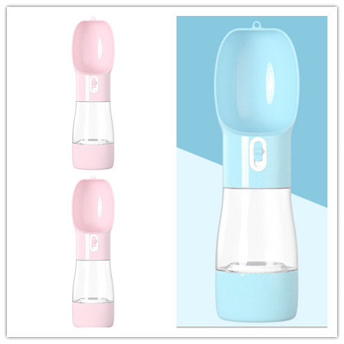 KFX-9509565 Eco-Friendly Multifunctional Pet Water Bottle with One-Touch Waterproof Button