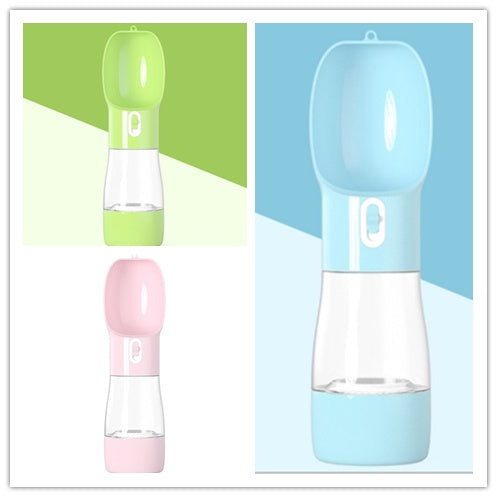 KFX-9509565 Eco-Friendly Multifunctional Pet Water Bottle with One-Touch Waterproof Button