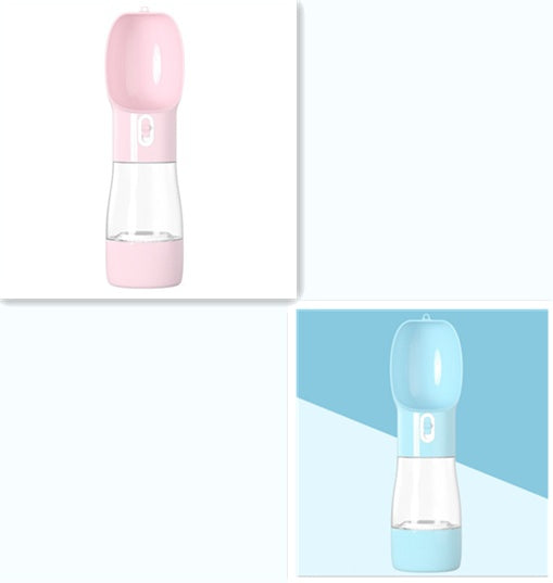 KFX-9509565 Eco-Friendly Multifunctional Pet Water Bottle with One-Touch Waterproof Button