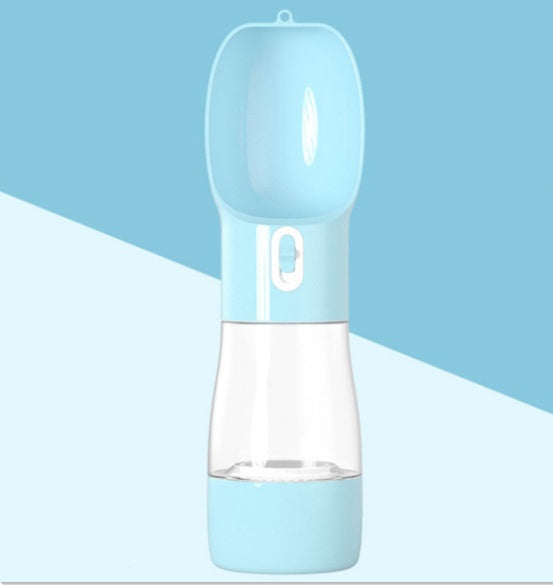 KFX-9509565 Eco-Friendly Multifunctional Pet Water Bottle with One-Touch Waterproof Button