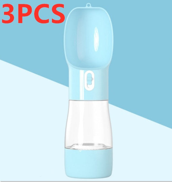 KFX-9509565 Eco-Friendly Multifunctional Pet Water Bottle with One-Touch Waterproof Button