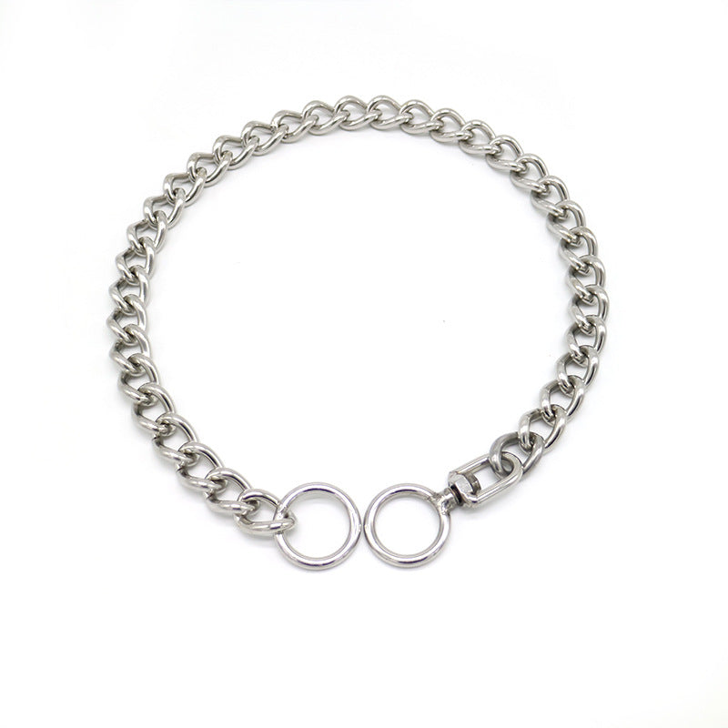 KFX-9511485 Stainless Steel Dog Control Chain for Large Breeds - Available in Multiple Sizes