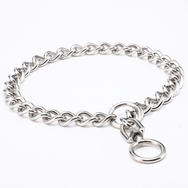 KFX-9511485 Stainless Steel Dog Control Chain for Large Breeds - Available in Multiple Sizes