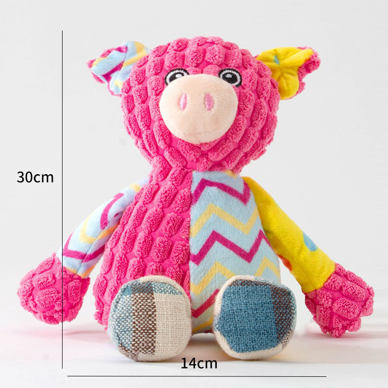 KFX-9514301 Durable Plush Dog Toy for Molar Training and Vocal Play