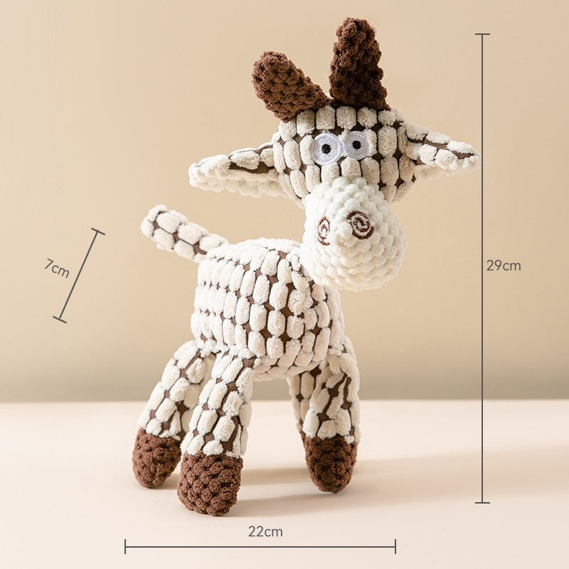 KFX-9514301 Durable Plush Dog Toy for Molar Training and Vocal Play