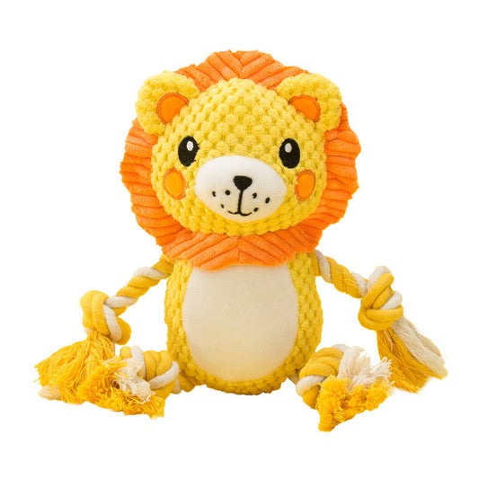 KFX-9514301 Durable Plush Dog Toy for Molar Training and Vocal Play