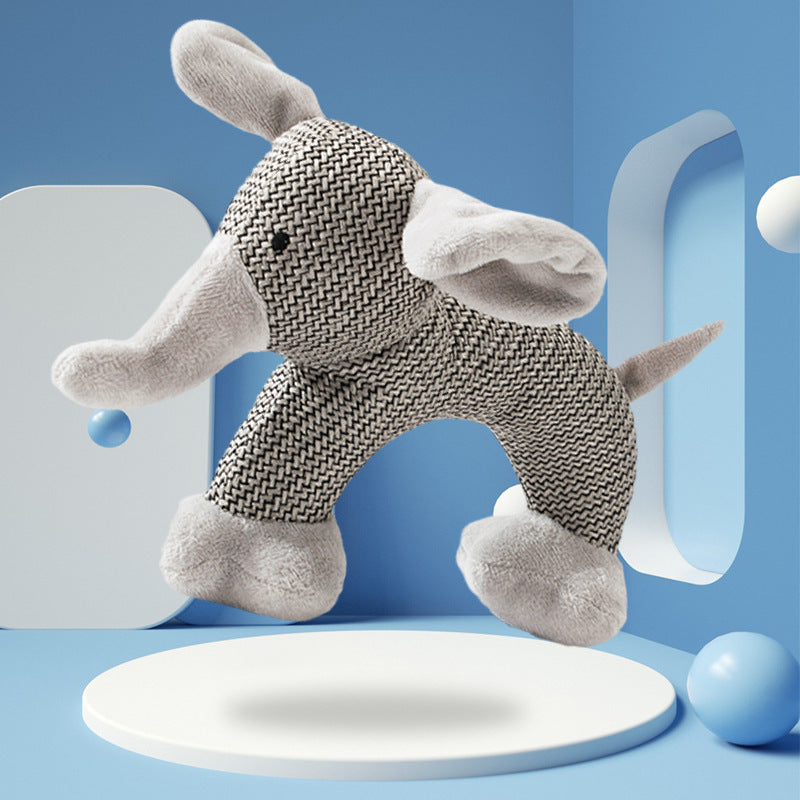 KFX-9514301 Durable Plush Dog Toy for Molar Training and Vocal Play