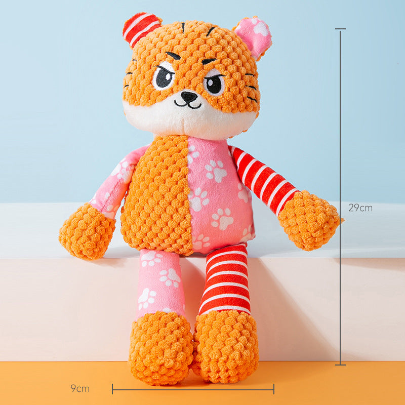 KFX-9514301 Durable Plush Dog Toy for Molar Training and Vocal Play