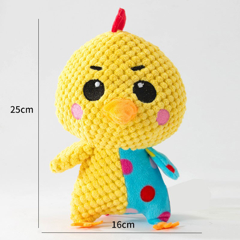 KFX-9514301 Durable Plush Dog Toy for Molar Training and Vocal Play