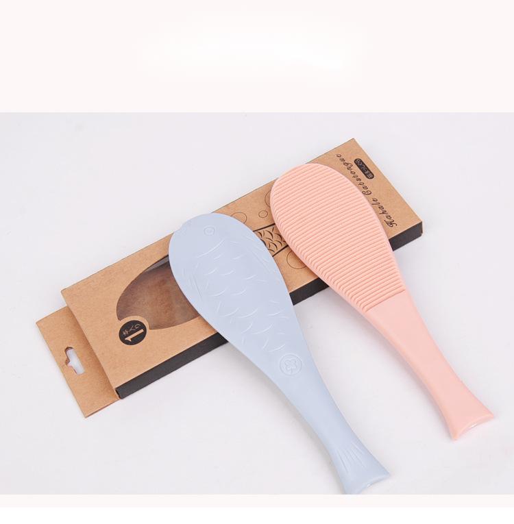 KFX-9515069 Fish-Shaped Cat Tongue Comb - 19.5cm Pink & Blue Grooming Tool for Cats
