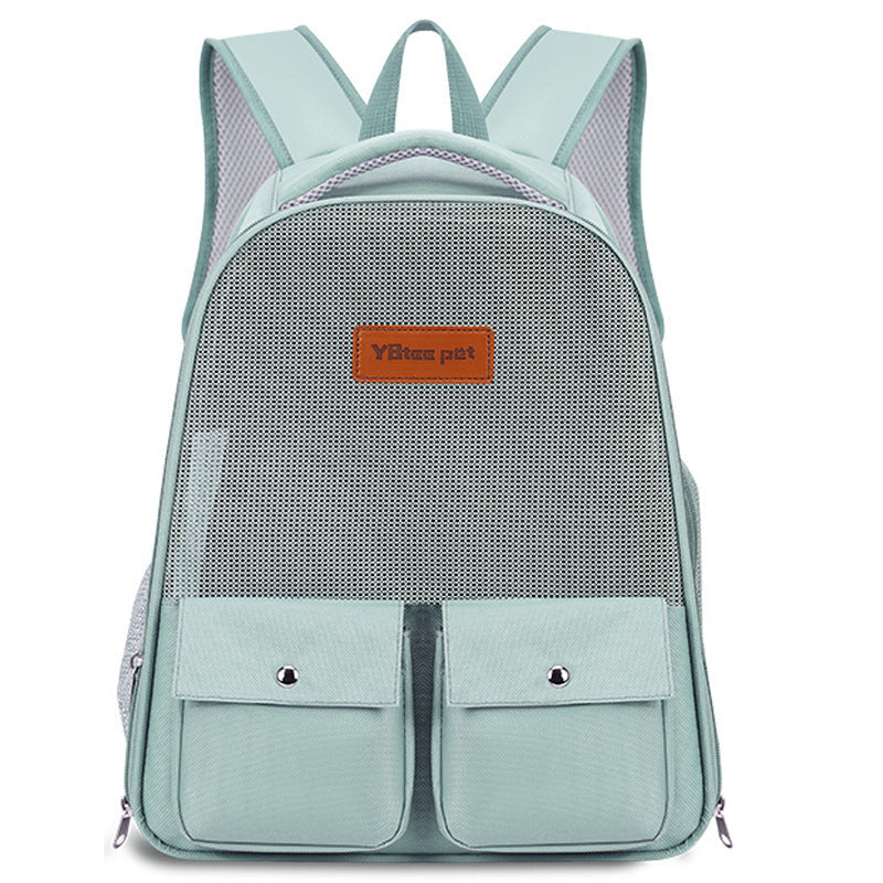 KFX-9515709 Breathable Foldable Pet Backpack with Large Capacity - Available in Soft Oxford Cloth