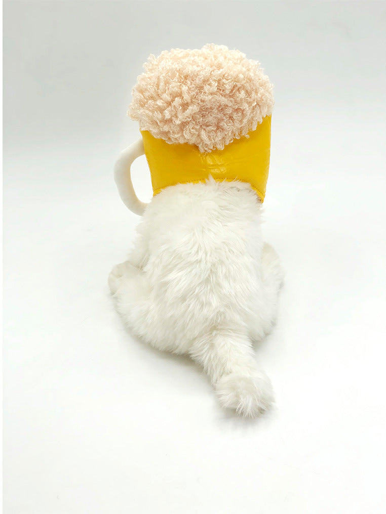 KFX-9517629 Pet Beer Hat Cosplay Headwear for Dogs - PU Material, Size S, M, L Available