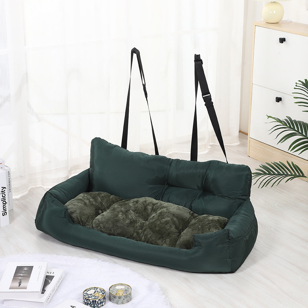 KFX-9519293 Cozy Pet Car Seat for Dogs - Travel Cushion Kennel in Various Colors