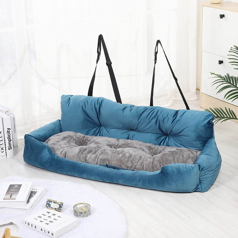 KFX-9519293 Cozy Pet Car Seat for Dogs - Travel Cushion Kennel in Various Colors