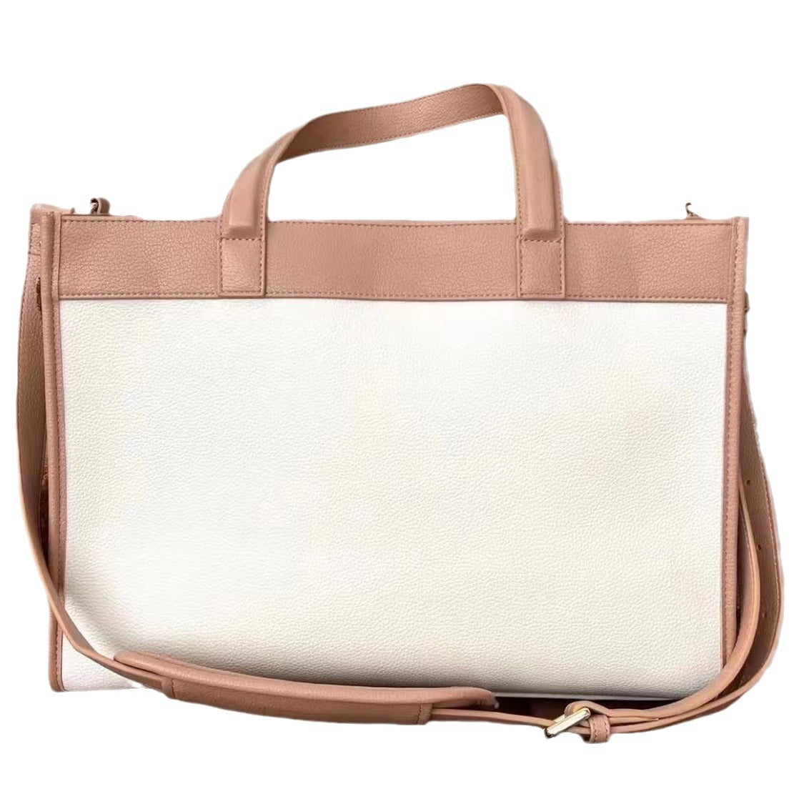 KFX-9521469 One-Shoulder Cute Dog Outing Bag - Large Capacity Pet Carrier in White and Brown