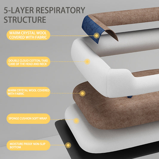 KFX-9523645 Cozy Pet Dog and Cat Bed with Multiple Size Options for Ultimate Comfort