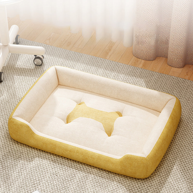 KFX-9523645 Cozy Pet Dog and Cat Bed with Multiple Size Options for Ultimate Comfort