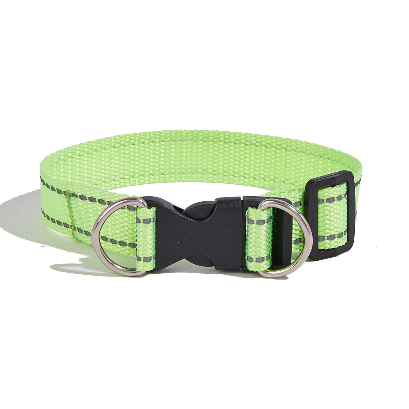 KFX-9524797 Durable Nylon Handheld Dog Leash with Adjustable Collar in Various Colors