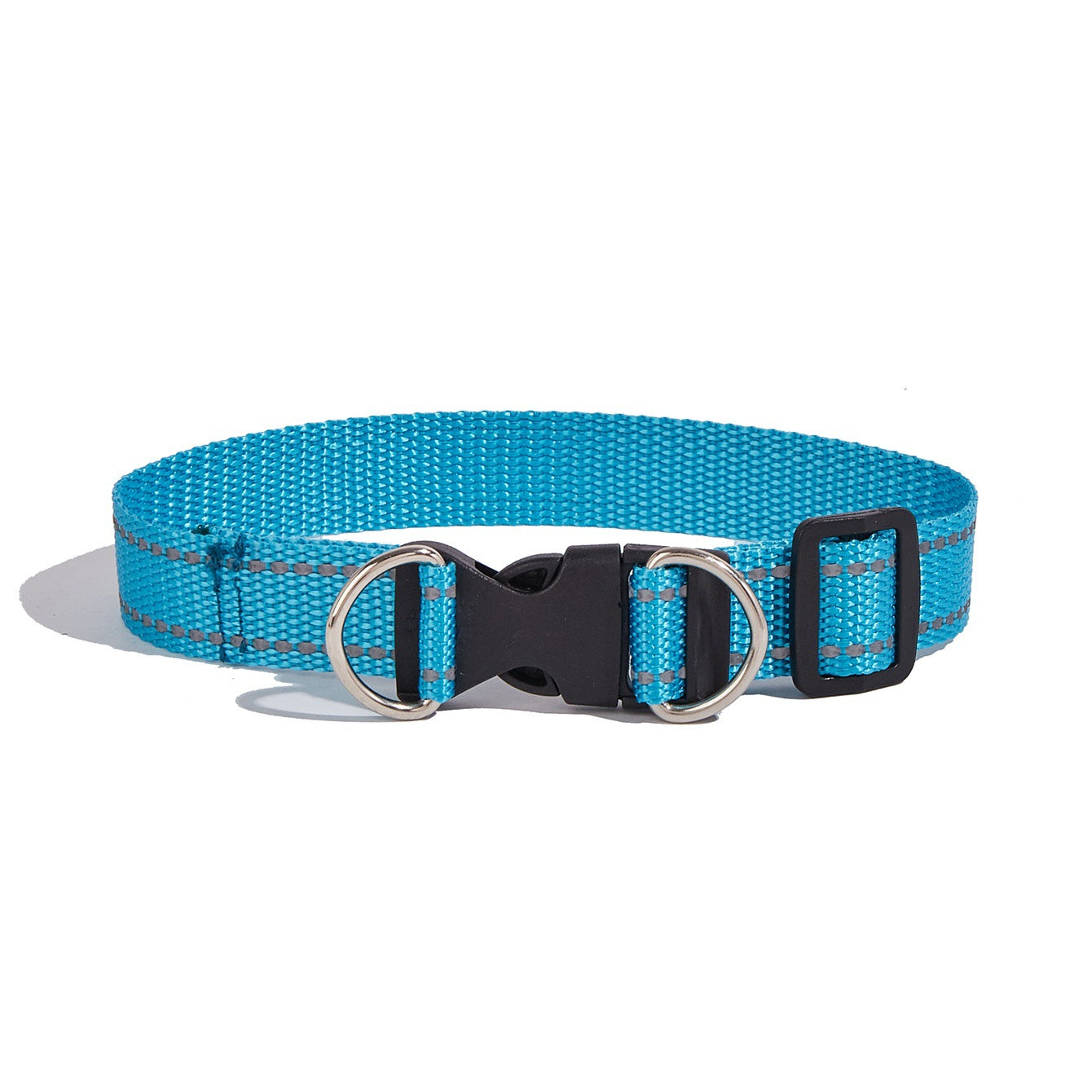 KFX-9524797 Durable Nylon Handheld Dog Leash with Adjustable Collar in Various Colors