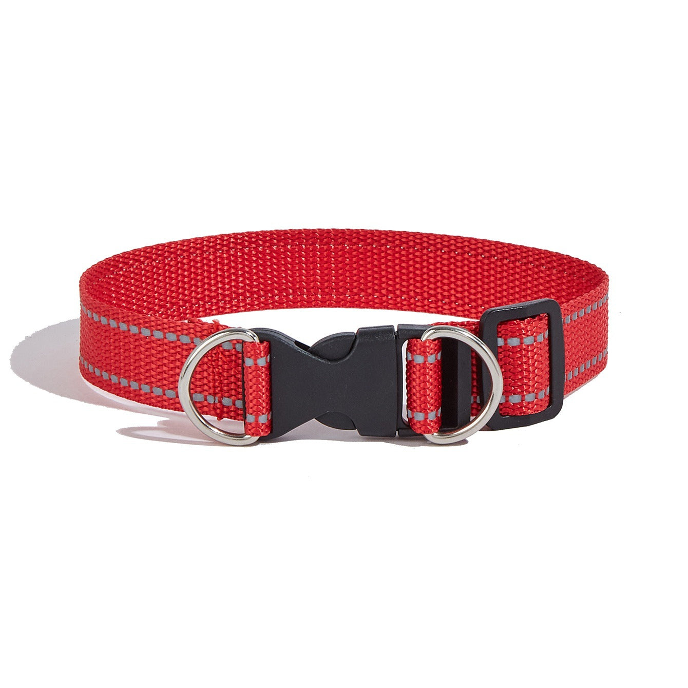KFX-9524797 Durable Nylon Handheld Dog Leash with Adjustable Collar in Various Colors