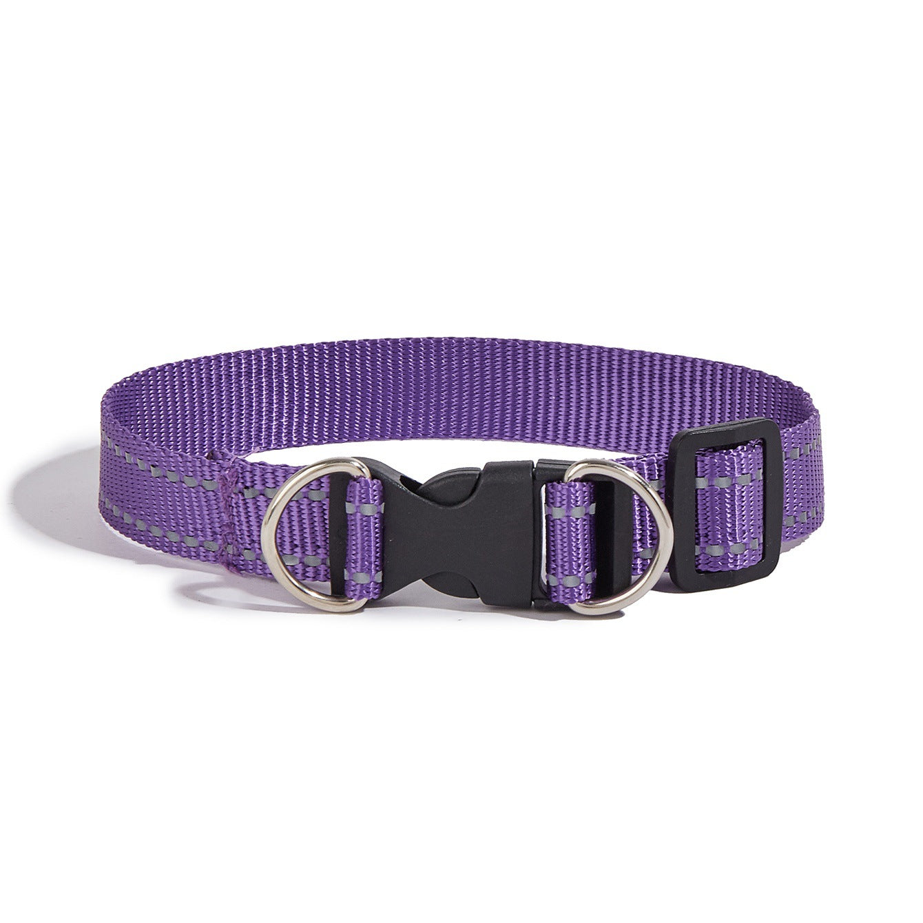 KFX-9524797 Durable Nylon Handheld Dog Leash with Adjustable Collar in Various Colors