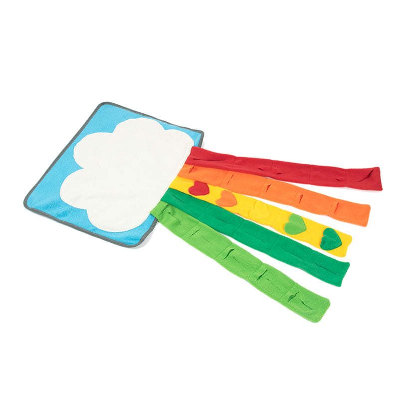 KFX-9528253 Interactive Snuffle Mat for Dogs - Enrichment Feeding Puzzle Toy for Natural Foraging Skills and Stress Relief