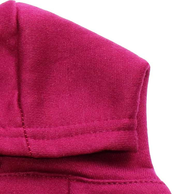 KFX-9535805 Fleece Printed Kangaroo Pocket Pet Sweatshirt in Navy Blue and Maroon