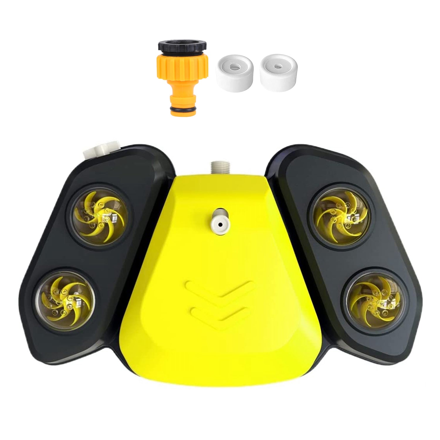 KFX-9536573 Multifunctional Automatic Dog Water Fountain with Sprinkler and Shower Balls for Drinking and Playtime
