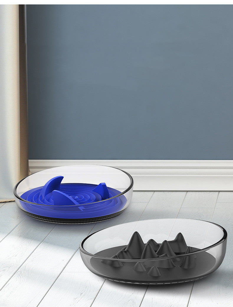 KFX-9536701 Silicone Slow Feed Bowl for Dogs and Cats - Yuanshan & Whale Shark Designs