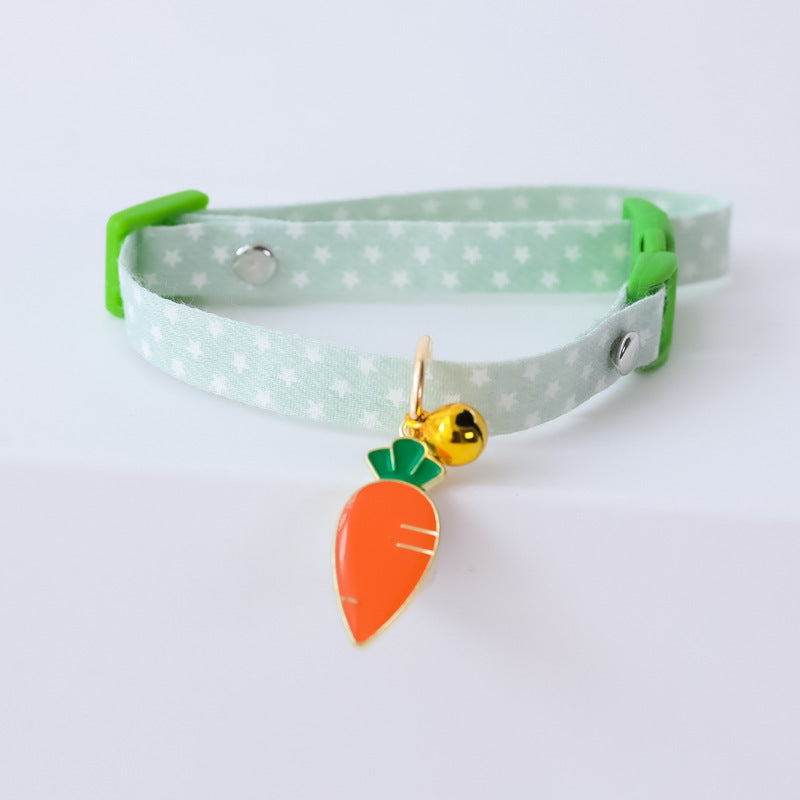 KFX-9538493 Adjustable Cat and Dog Collar with Colorful Bell – Various Stylish Designs Available