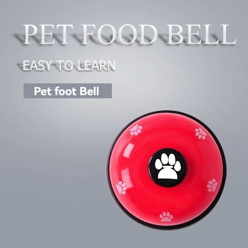 KFX-9541309 Pet Training Bell for Cats and Dogs - Interactive Training Toy with Footprints Design