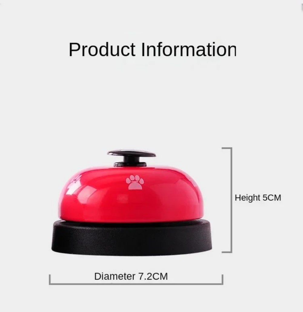 KFX-9541309 Pet Training Bell for Cats and Dogs - Interactive Training Toy with Footprints Design