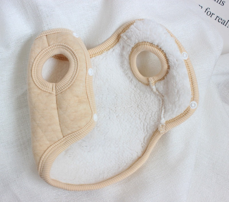 KFX-9546813 Cozy Cotton Vest Suit for Pets - High Collar Bottoming Shirt in Multiple Sizes