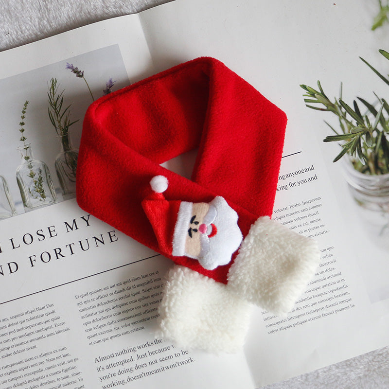 KFX-9550397 Christmas Pet Scarf and Hat Set with Cloaks and Seasonal Accessories for Dogs and Cats