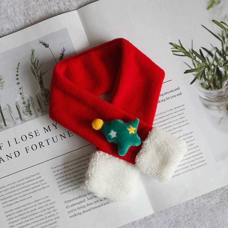 KFX-9550397 Christmas Pet Scarf and Hat Set with Cloaks and Seasonal Accessories for Dogs and Cats