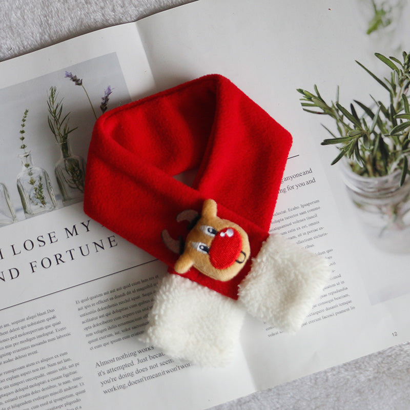 KFX-9550397 Christmas Pet Scarf and Hat Set with Cloaks and Seasonal Accessories for Dogs and Cats