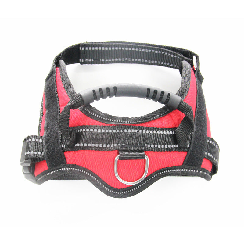 KFX-9551293 Pet Hand-Holding Rope Chest Strap Vest with Leash in Multiple Colors