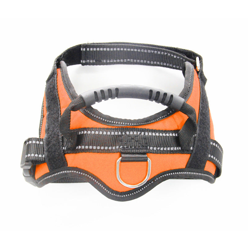 KFX-9551293 Pet Hand-Holding Rope Chest Strap Vest with Leash in Multiple Colors