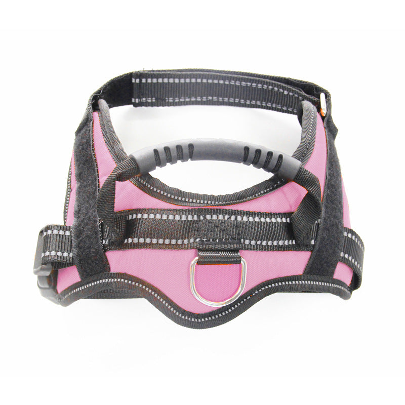 KFX-9551293 Pet Hand-Holding Rope Chest Strap Vest with Leash in Multiple Colors