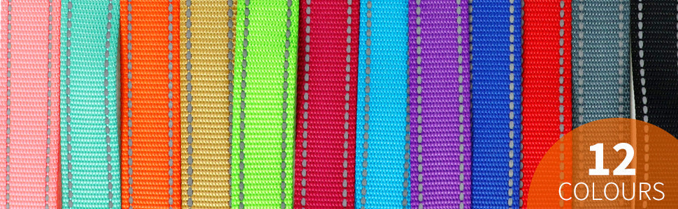 KFX-9551805 Reflective Pet Rope Leash for Dogs - Multiple Color Options Available