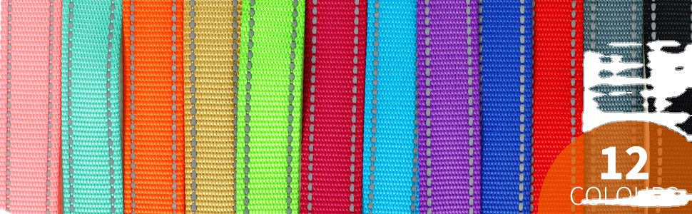 KFX-9551805 Reflective Pet Rope Leash for Dogs - Multiple Color Options Available