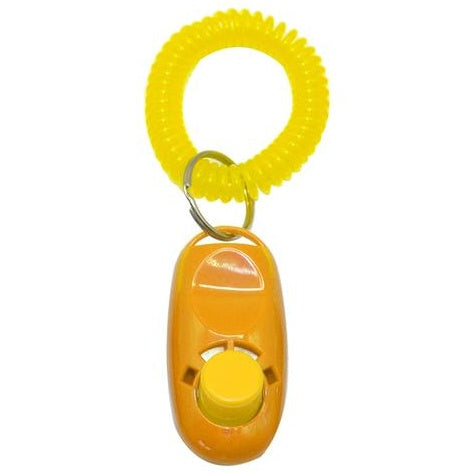 KFX-9552829 Dog Training Clicker with Key Ring and Wrist Strap - 7 Color Options