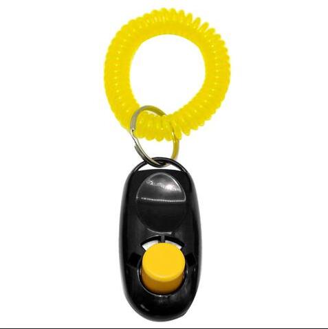 KFX-9552829 Dog Training Clicker with Key Ring and Wrist Strap - 7 Color Options