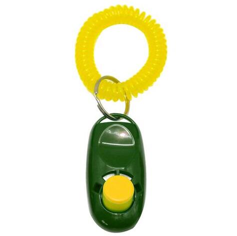 KFX-9552829 Dog Training Clicker with Key Ring and Wrist Strap - 7 Color Options