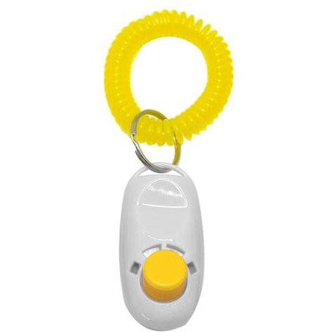 KFX-9552829 Dog Training Clicker with Key Ring and Wrist Strap - 7 Color Options