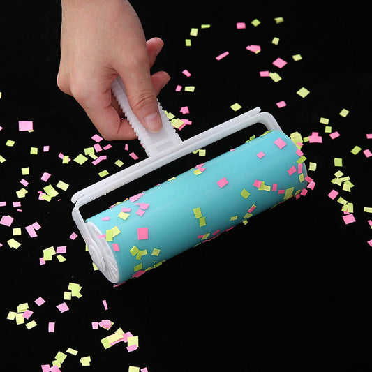 KFX-9553597 Large Washable Dust and Hair Removal Roller - 16cm Length, 4.5cm Diameter