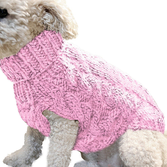 KFX-9555773 Cozy Knit Sweaters for Small and Medium Dogs in Various Colors