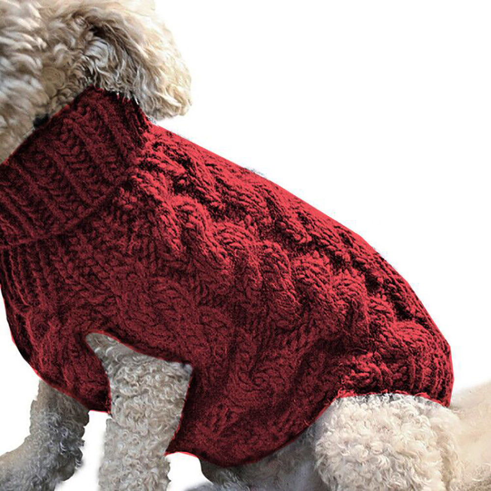 KFX-9555773 Cozy Knit Sweaters for Small and Medium Dogs in Various Colors